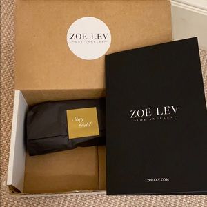 16” 14k gold M initial with diamond necklace